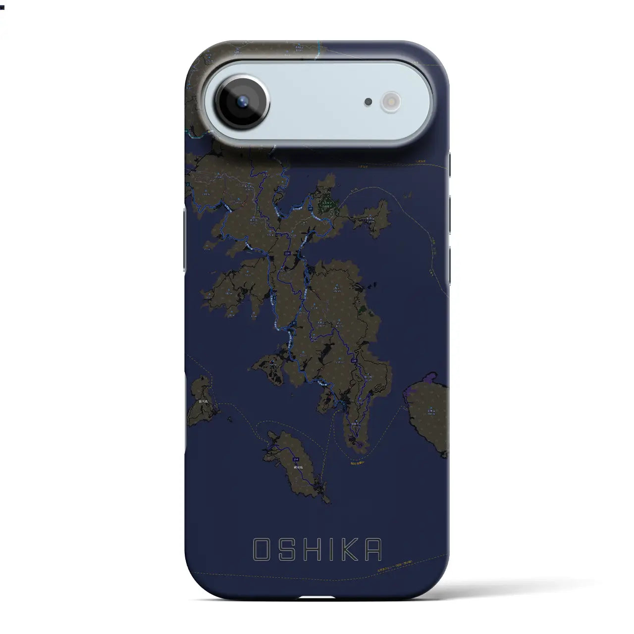 【牡鹿(宮城県)】地図柄iPhoneケース(バックカバータイプ)