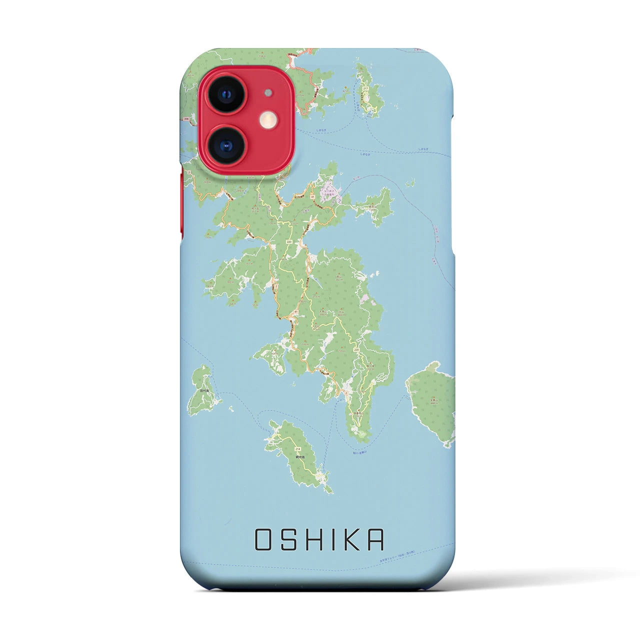 【牡鹿(宮城県)】地図柄iPhoneケース(バックカバータイプ)