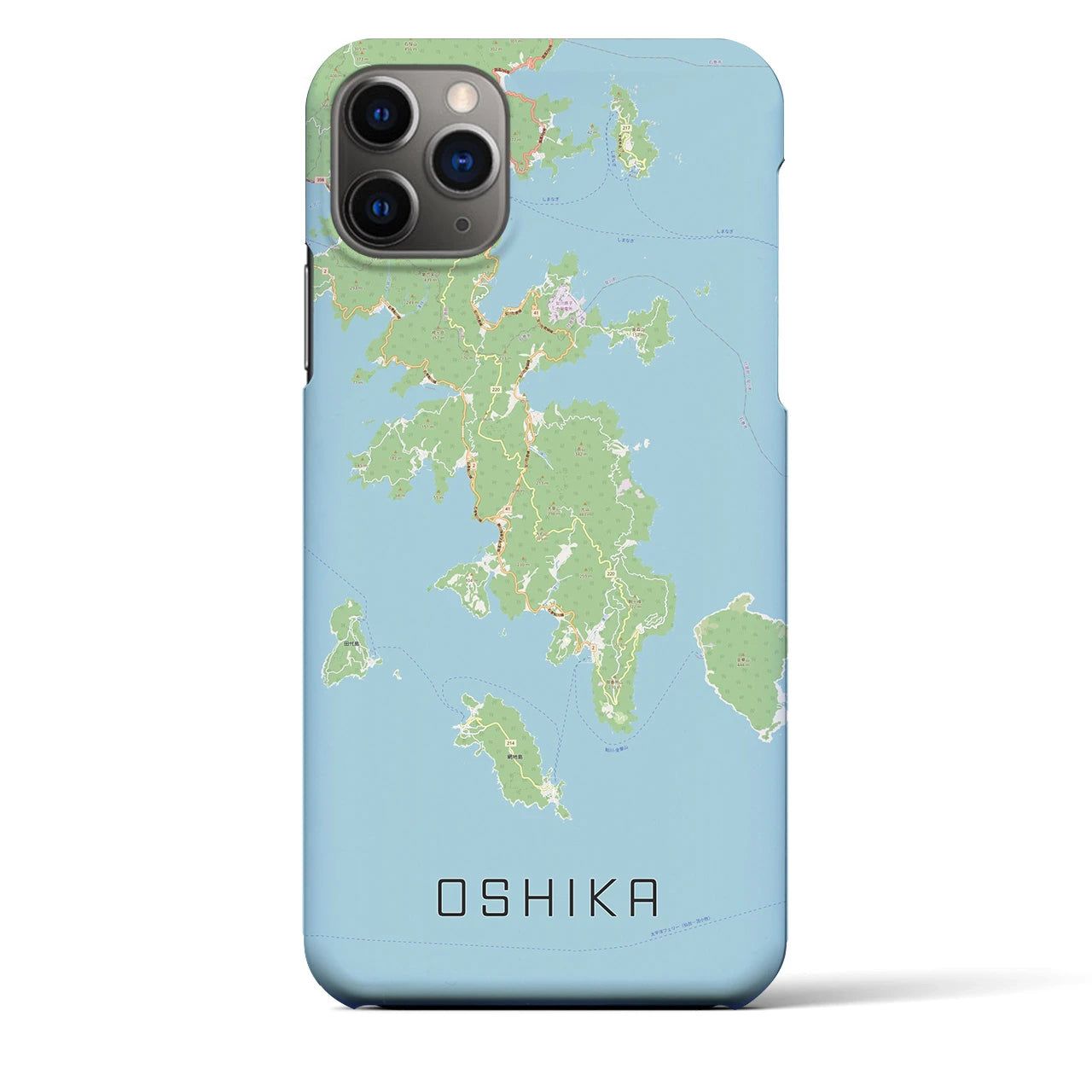 【牡鹿(宮城県)】地図柄iPhoneケース(バックカバータイプ)