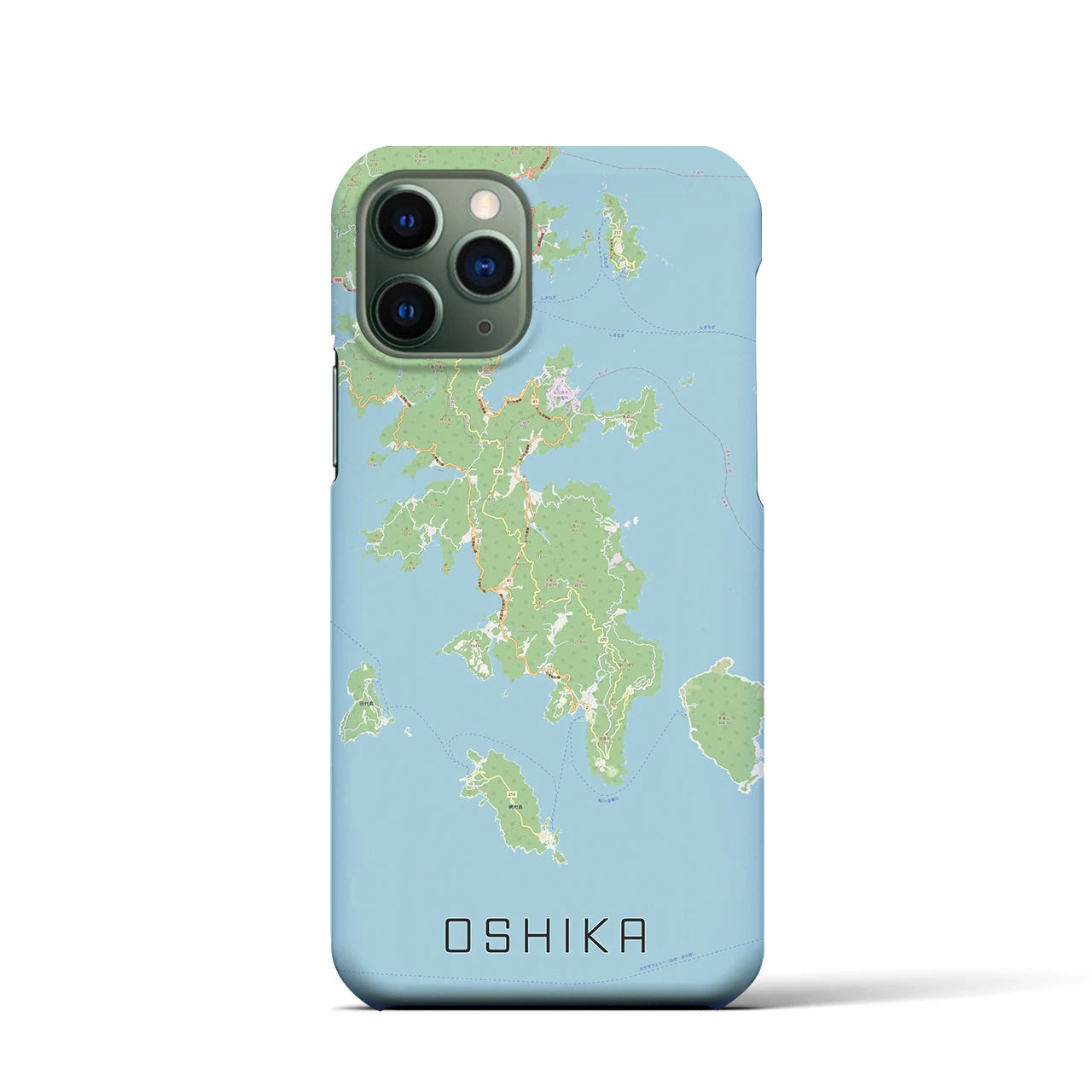 【牡鹿(宮城県)】地図柄iPhoneケース(バックカバータイプ)