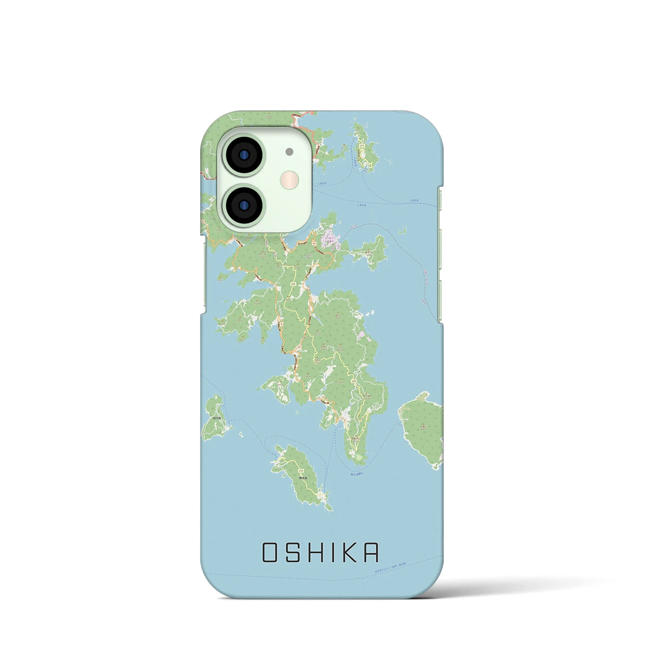 【牡鹿(宮城県)】地図柄iPhoneケース(バックカバータイプ)