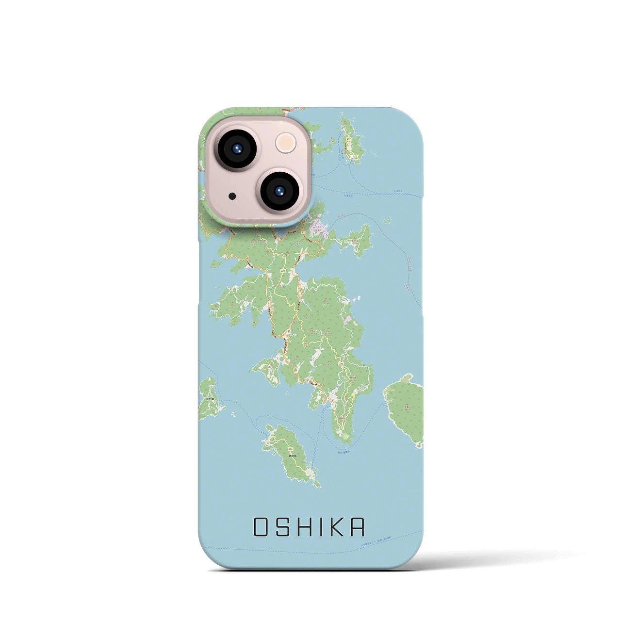 【牡鹿(宮城県)】地図柄iPhoneケース(バックカバータイプ)