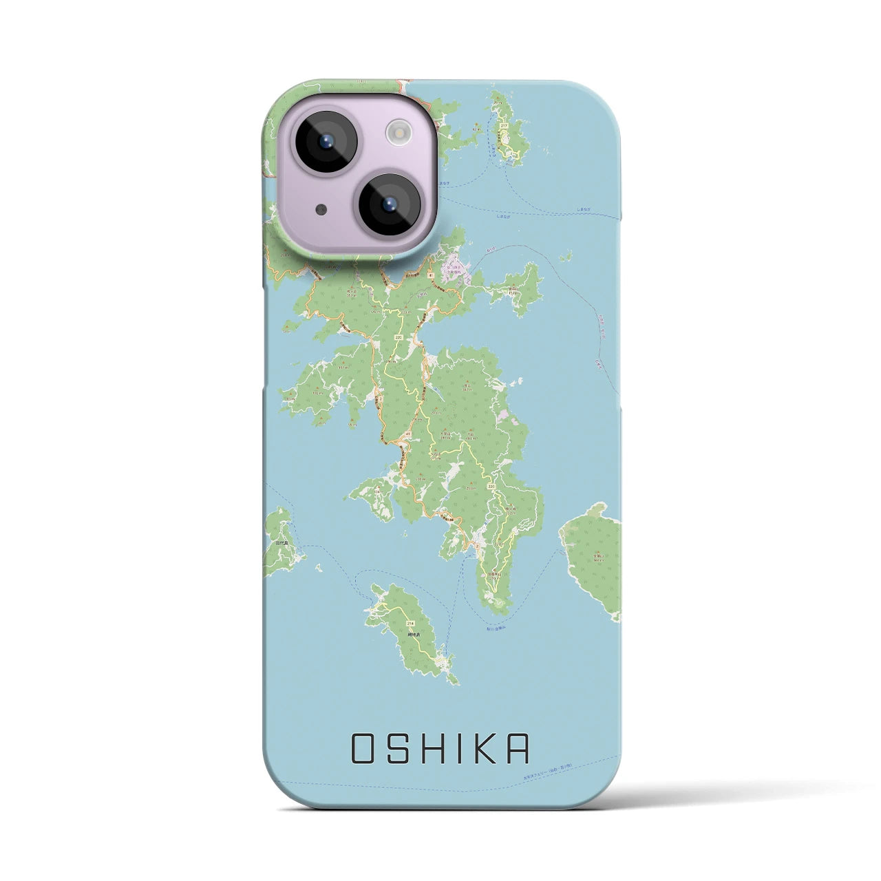 【牡鹿(宮城県)】地図柄iPhoneケース(バックカバータイプ)
