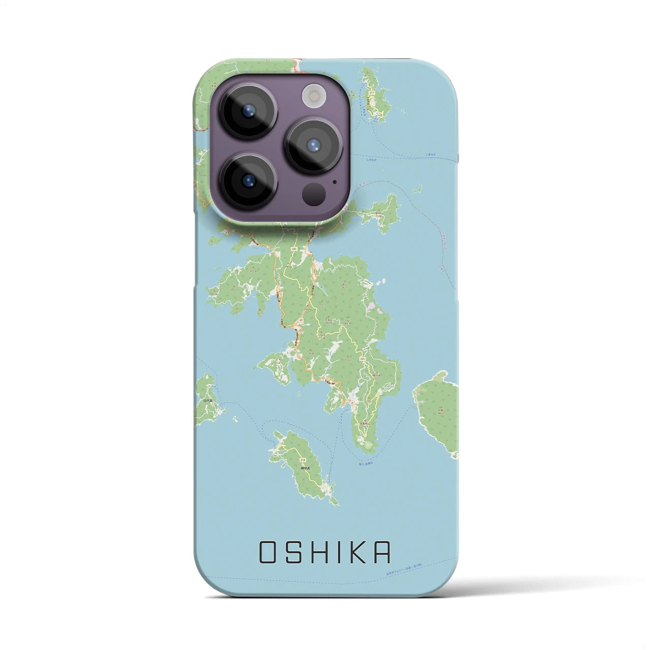 【牡鹿(宮城県)】地図柄iPhoneケース(バックカバータイプ)