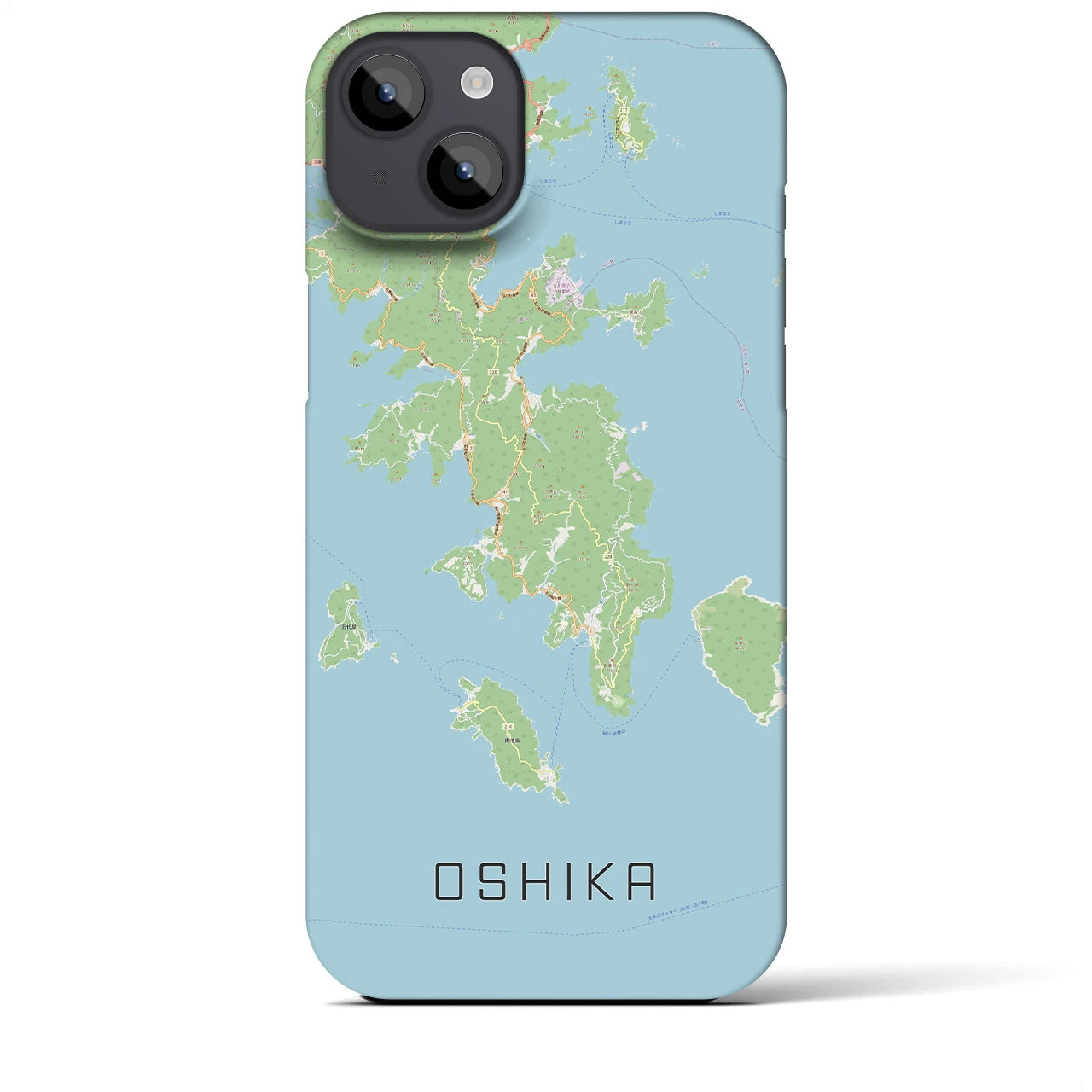 【牡鹿(宮城県)】地図柄iPhoneケース(バックカバータイプ)