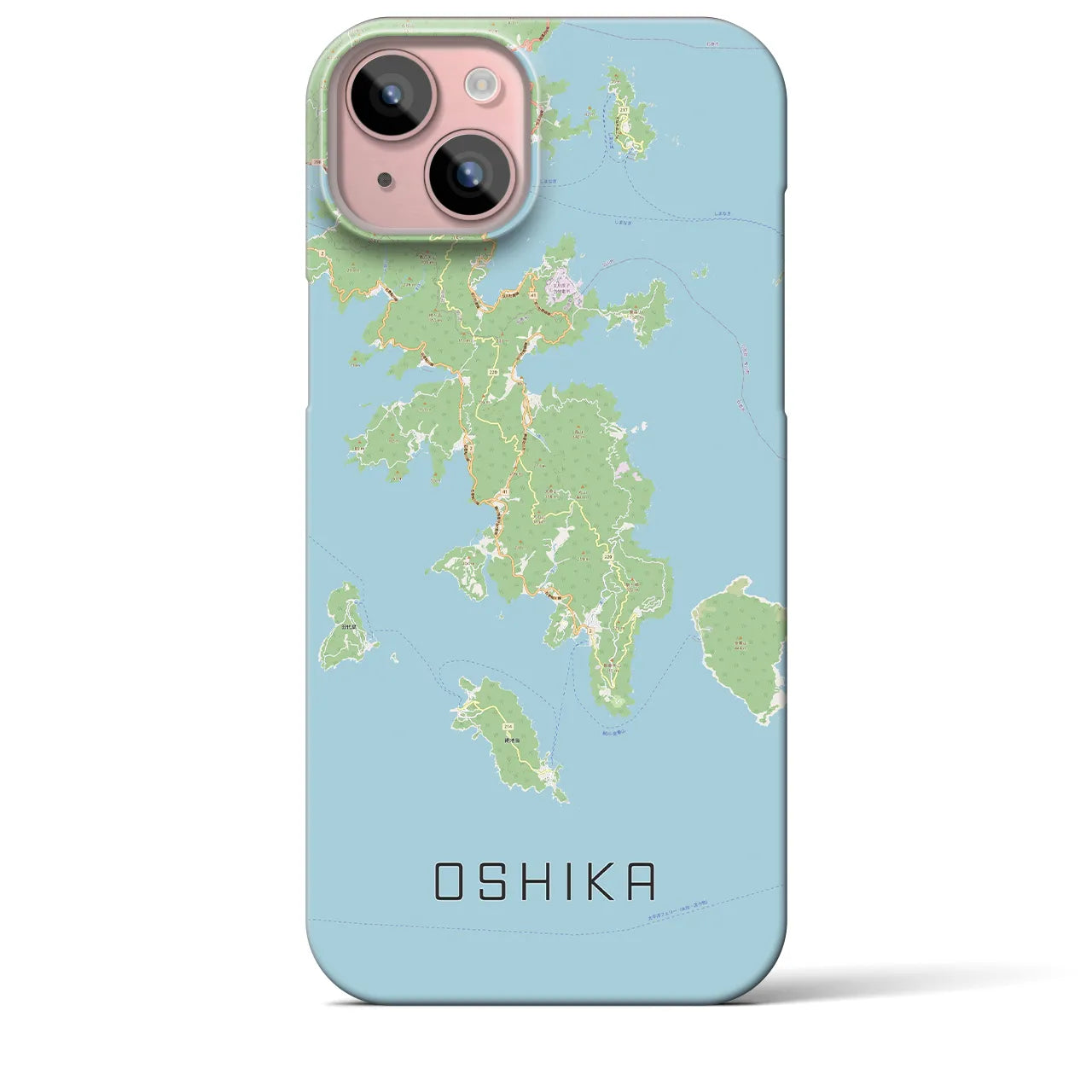 【牡鹿(宮城県)】地図柄iPhoneケース(バックカバータイプ)