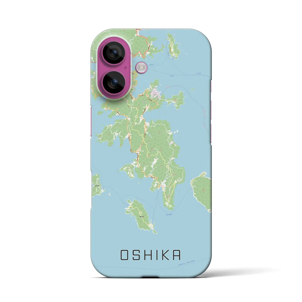 【牡鹿(宮城県)】地図柄iPhoneケース(バックカバータイプ)