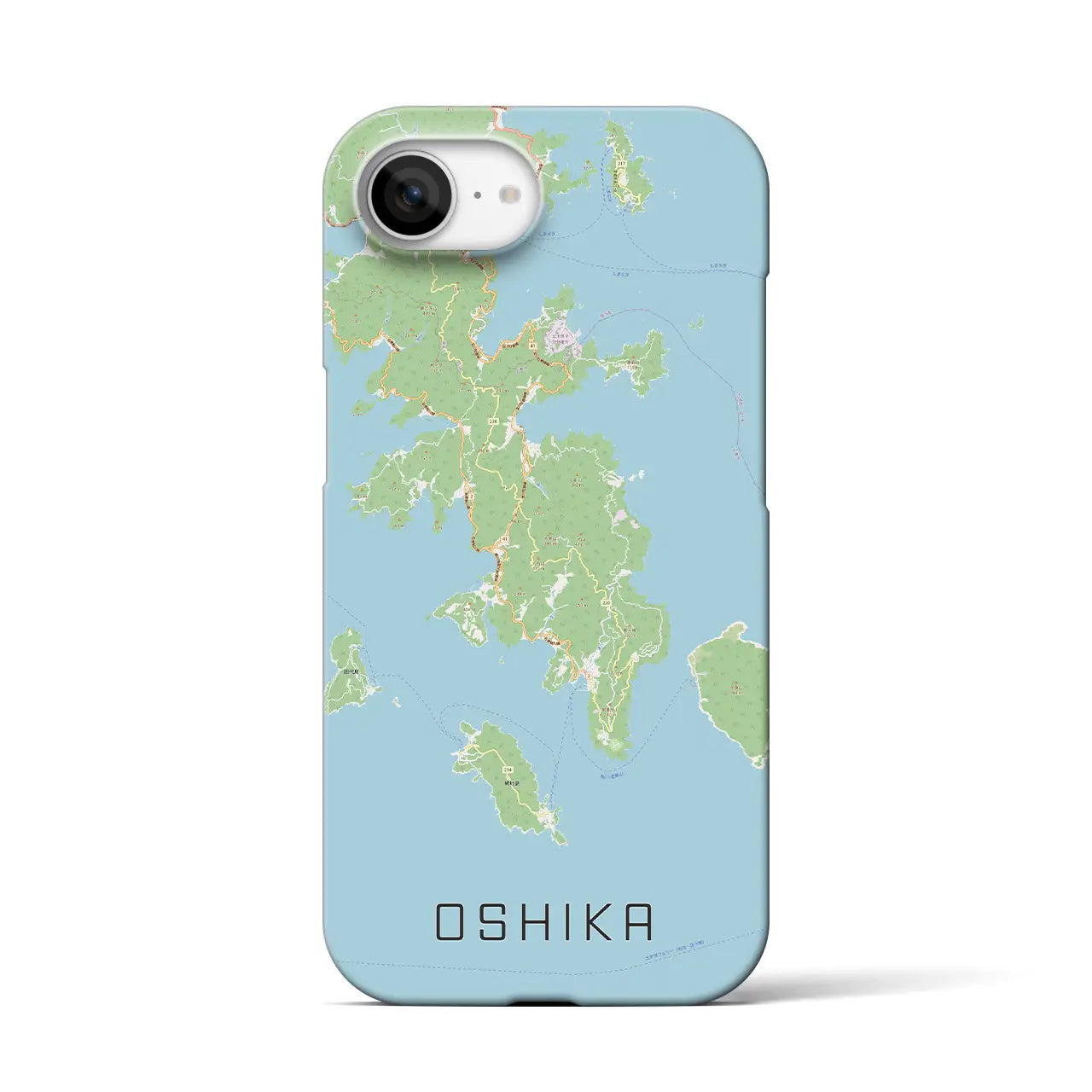 【牡鹿(宮城県)】地図柄iPhoneケース(バックカバータイプ)