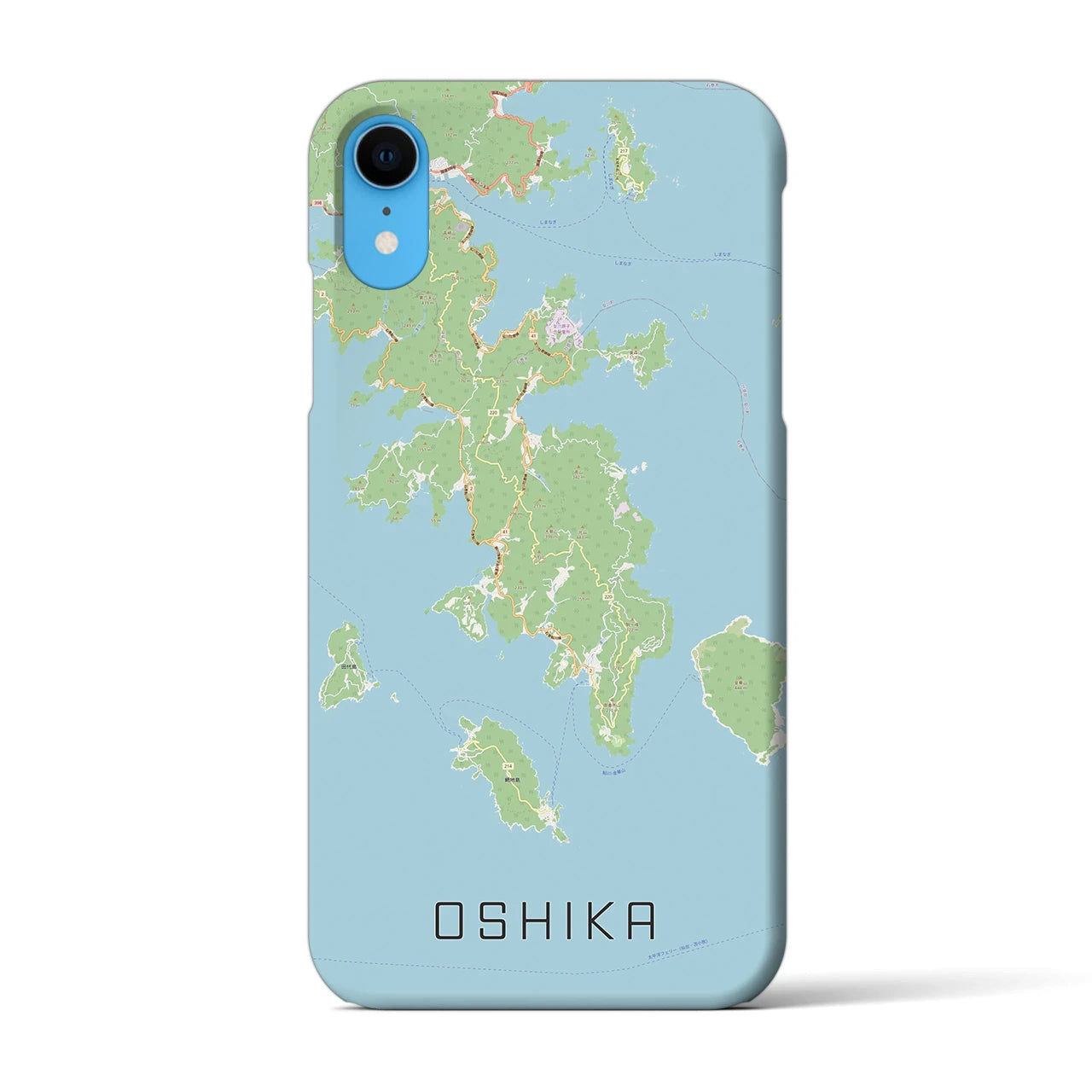 【牡鹿(宮城県)】地図柄iPhoneケース(バックカバータイプ)