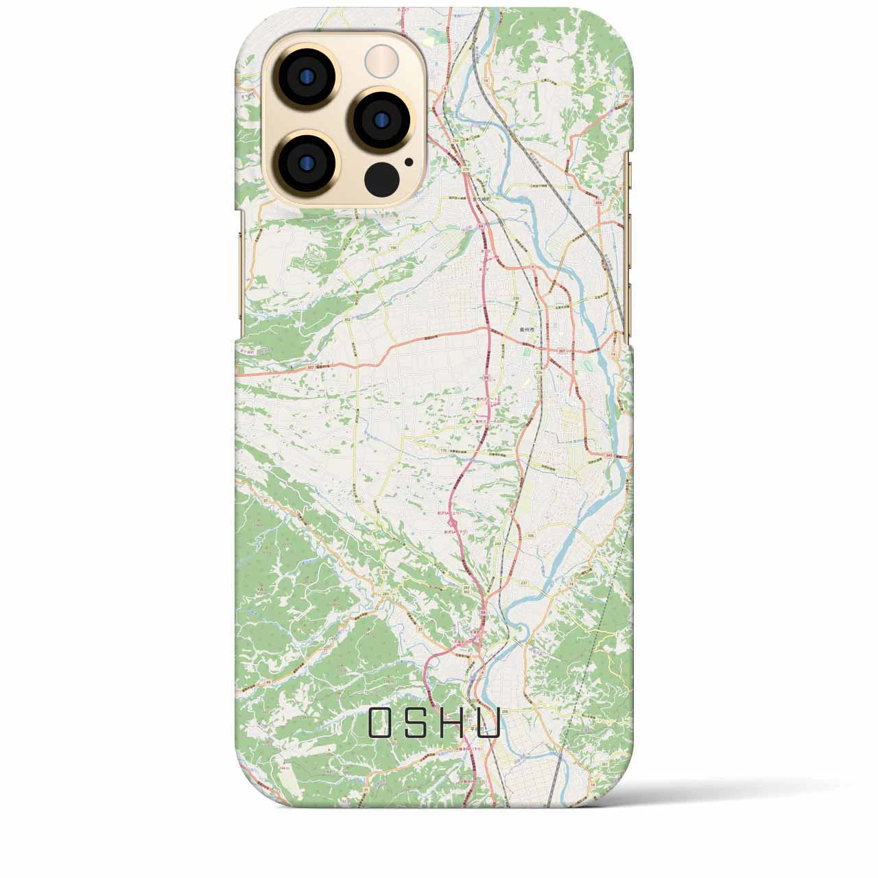 【奥州(岩手県)】地図柄iPhoneケース(バックカバータイプ)