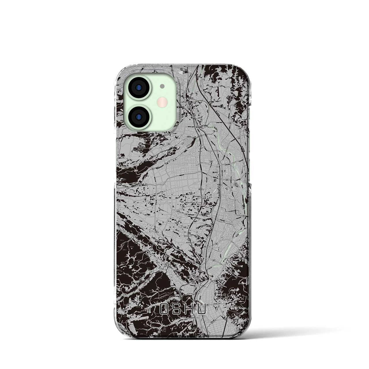 【奥州(岩手県)】地図柄iPhoneケース(クリアタイプ)