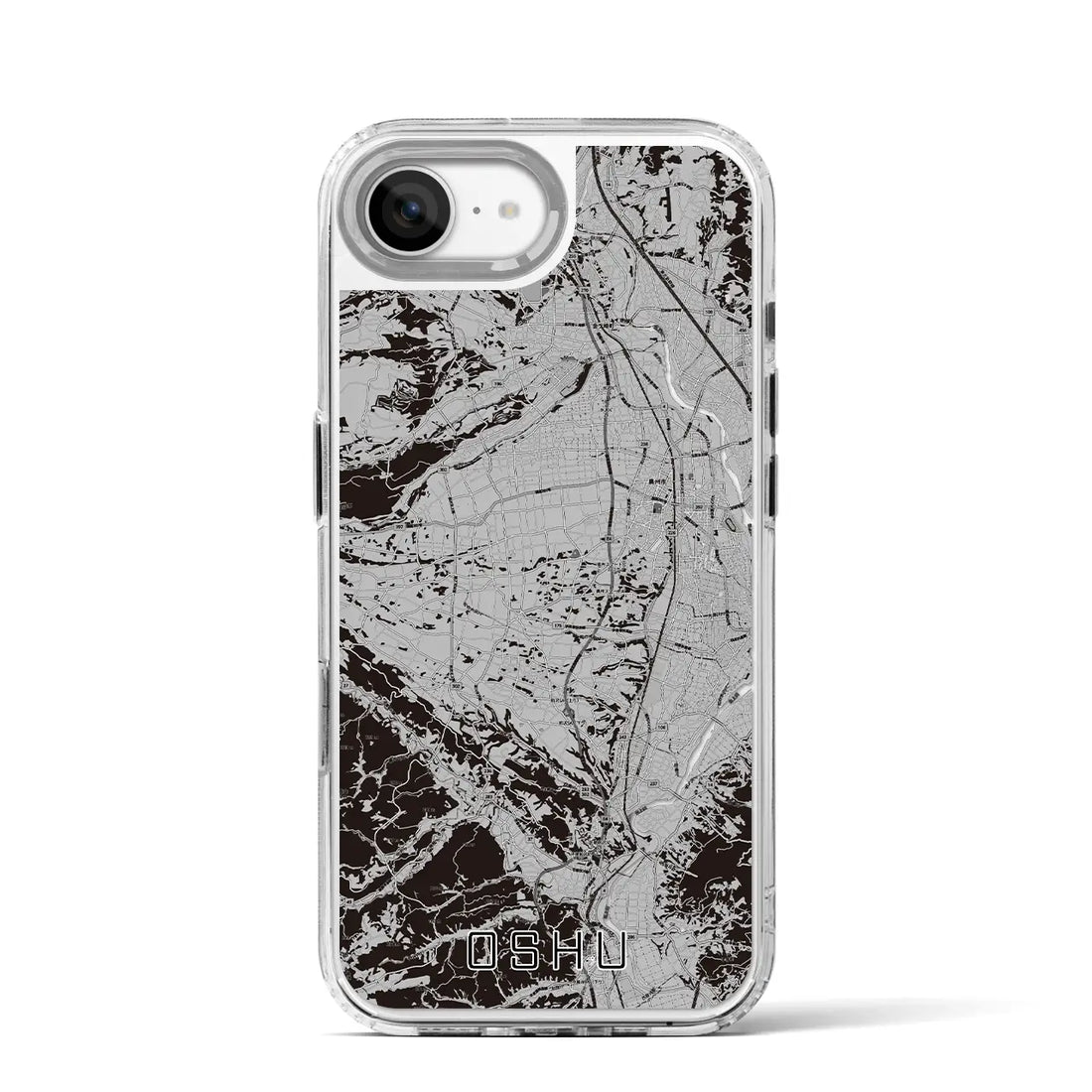 【奥州(岩手県)】地図柄iPhoneケース(MagSafeタイプ)