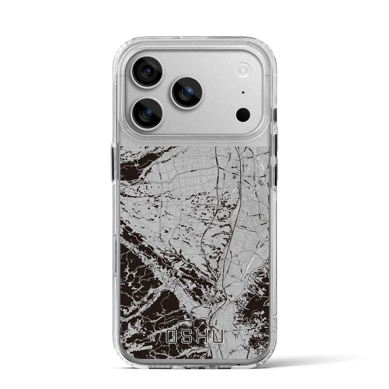 【奥州(岩手県)】地図柄iPhoneケース(MagSafeタイプ)