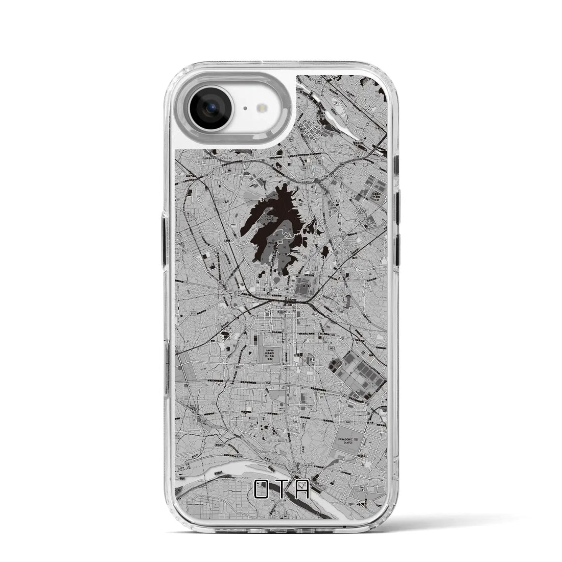 【太田(群馬県)】地図柄iPhoneケース(MagSafeタイプ)