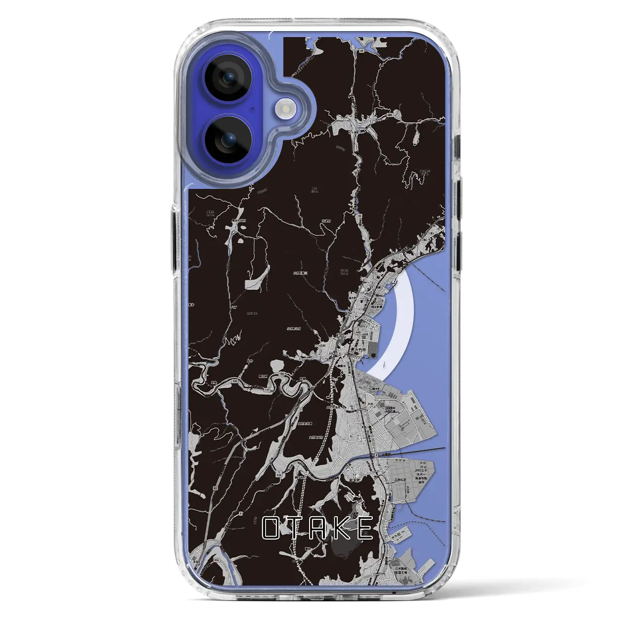 【大竹(広島県)】地図柄iPhoneケース(MagSafeタイプ)