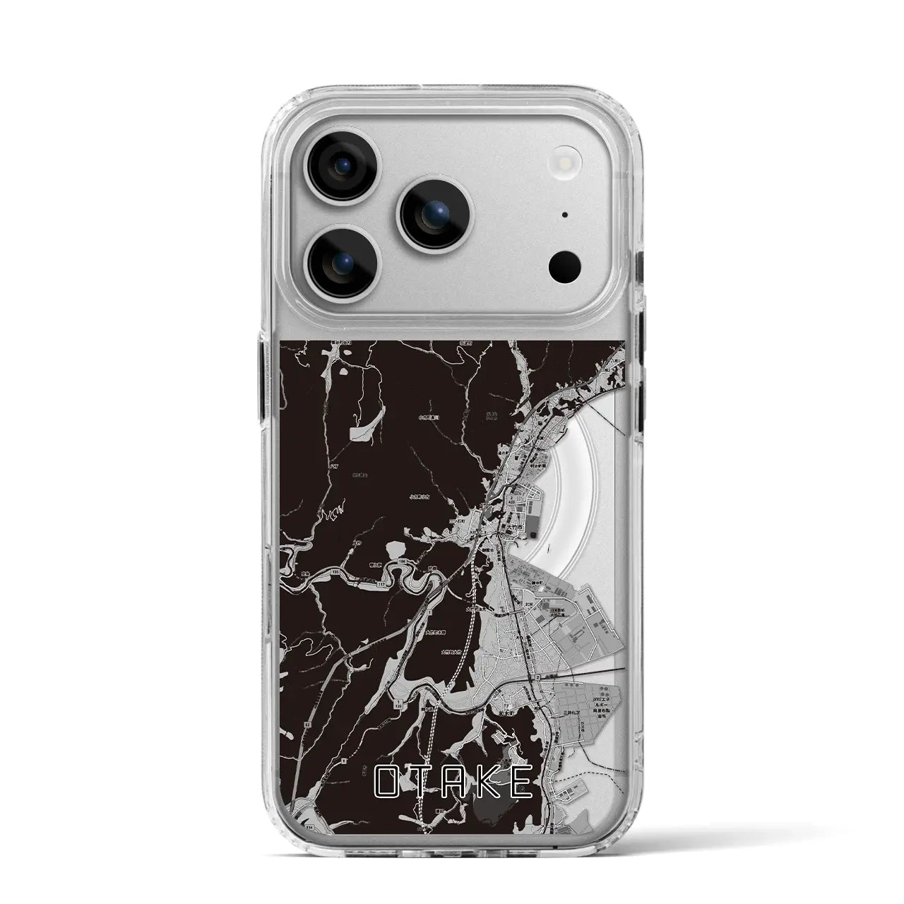 【大竹(広島県)】地図柄iPhoneケース(MagSafeタイプ)