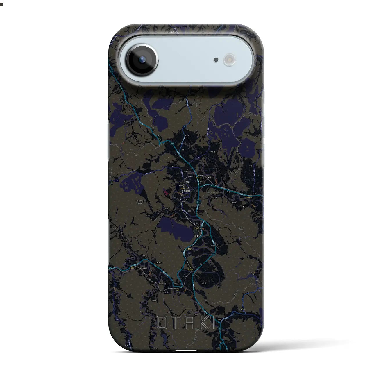 【大多喜(千葉県)】地図柄iPhoneケース(バックカバータイプ)