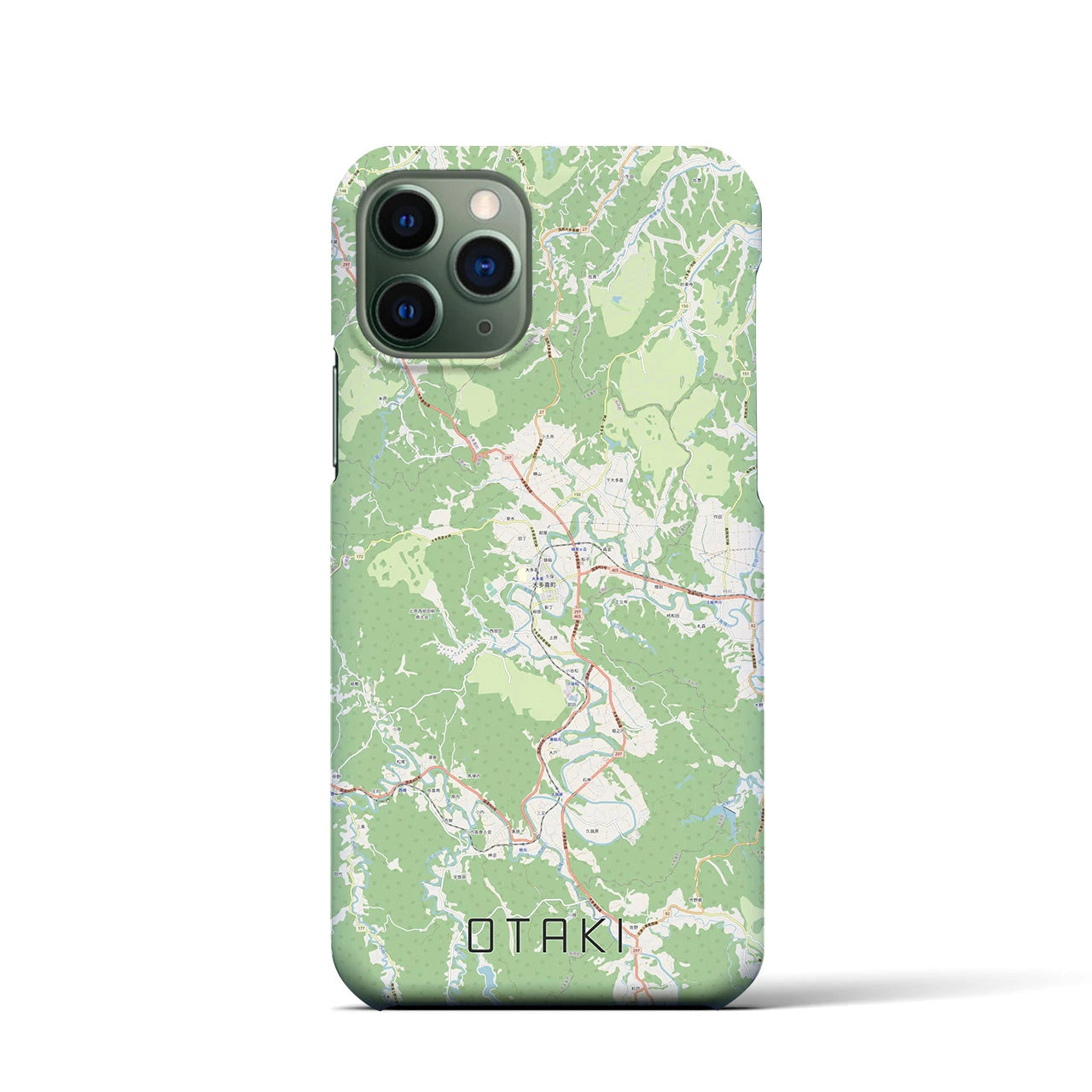 【大多喜(千葉県)】地図柄iPhoneケース(バックカバータイプ)
