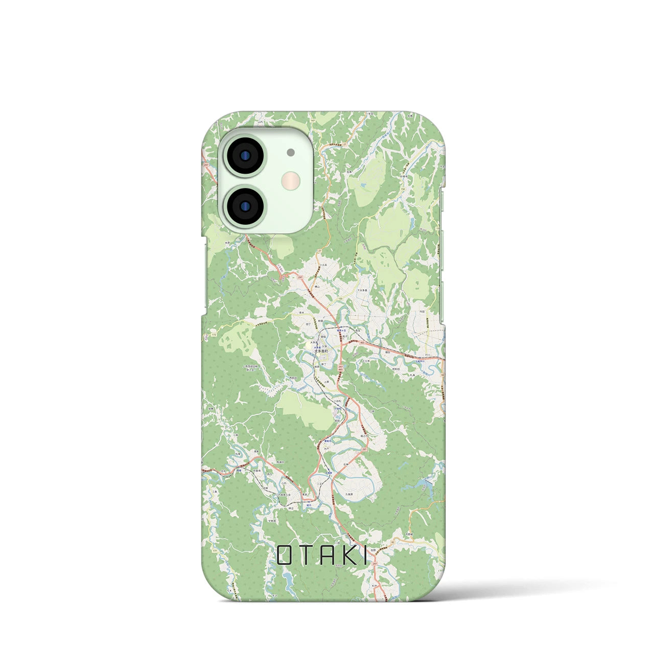 【大多喜(千葉県)】地図柄iPhoneケース(バックカバータイプ)