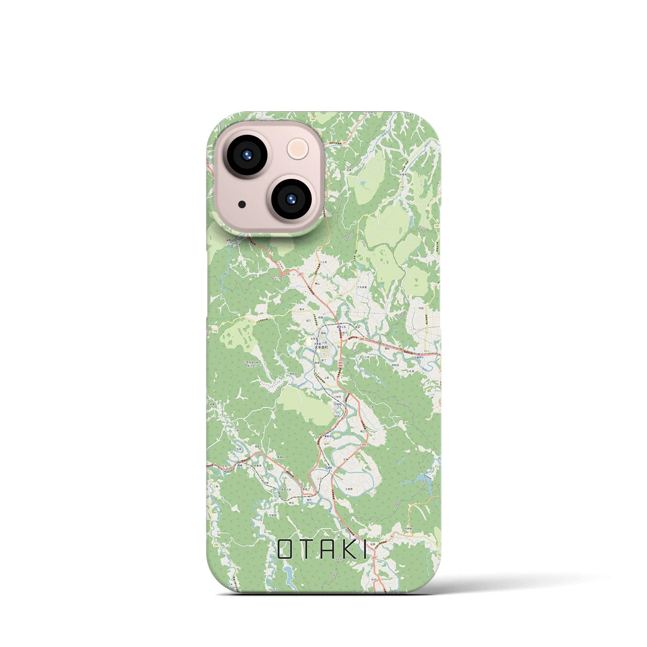 【大多喜(千葉県)】地図柄iPhoneケース(バックカバータイプ)
