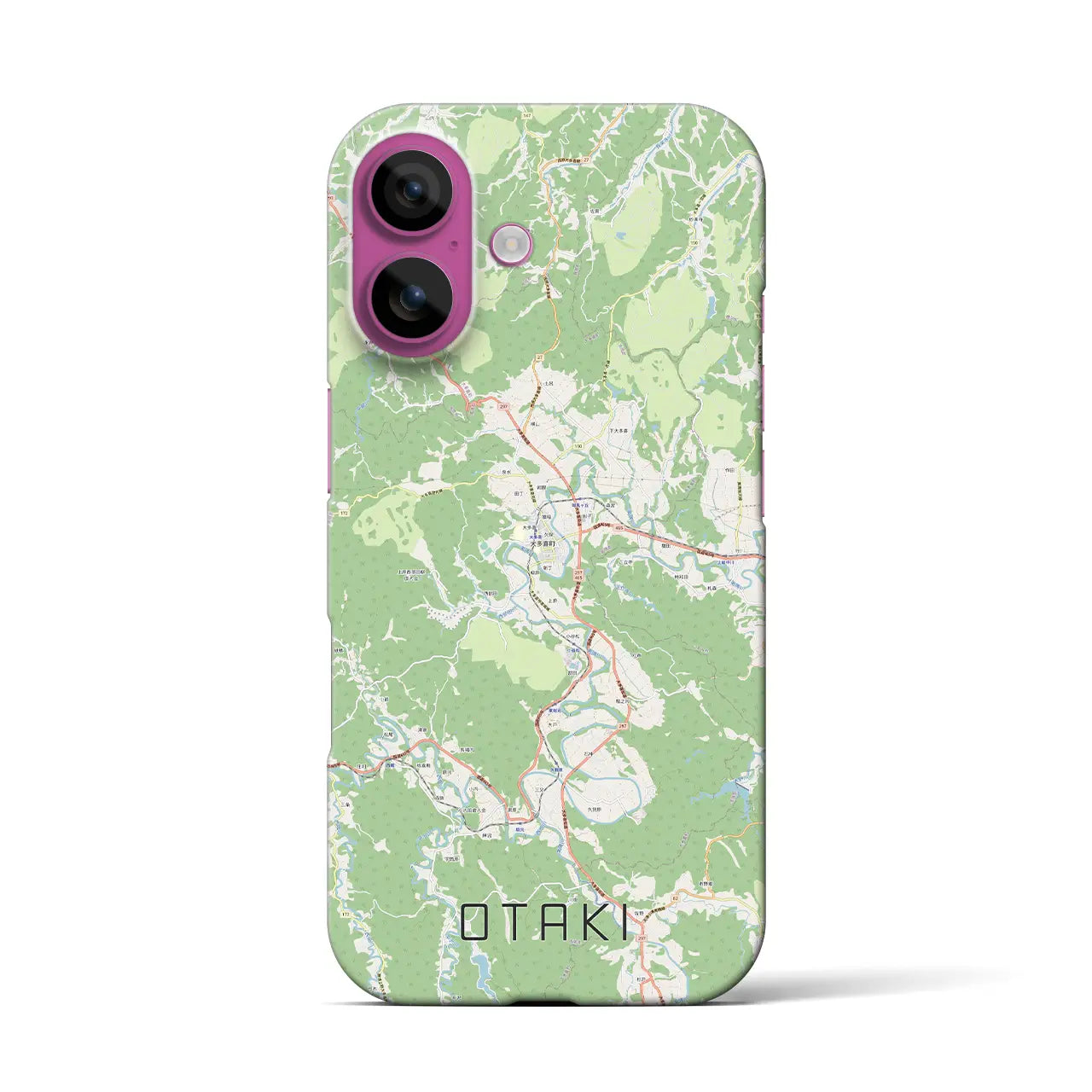 【大多喜(千葉県)】地図柄iPhoneケース(バックカバータイプ)