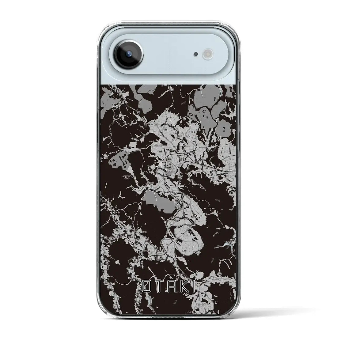 【大多喜(千葉県)】地図柄iPhoneケース(クリアタイプ)