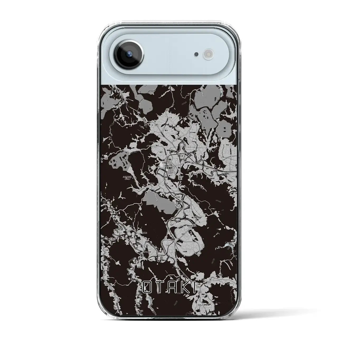 【大多喜(千葉県)】地図柄iPhoneケース(クリアタイプ)