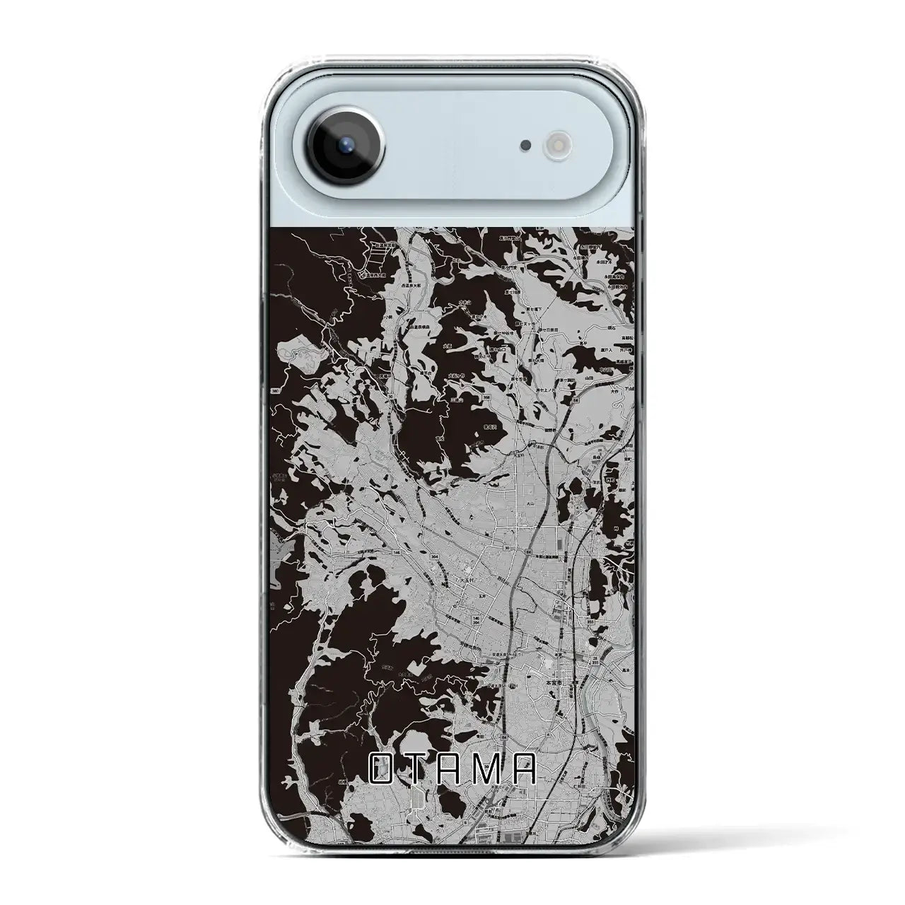 【大玉(福島県)】地図柄iPhoneケース(クリアタイプ)