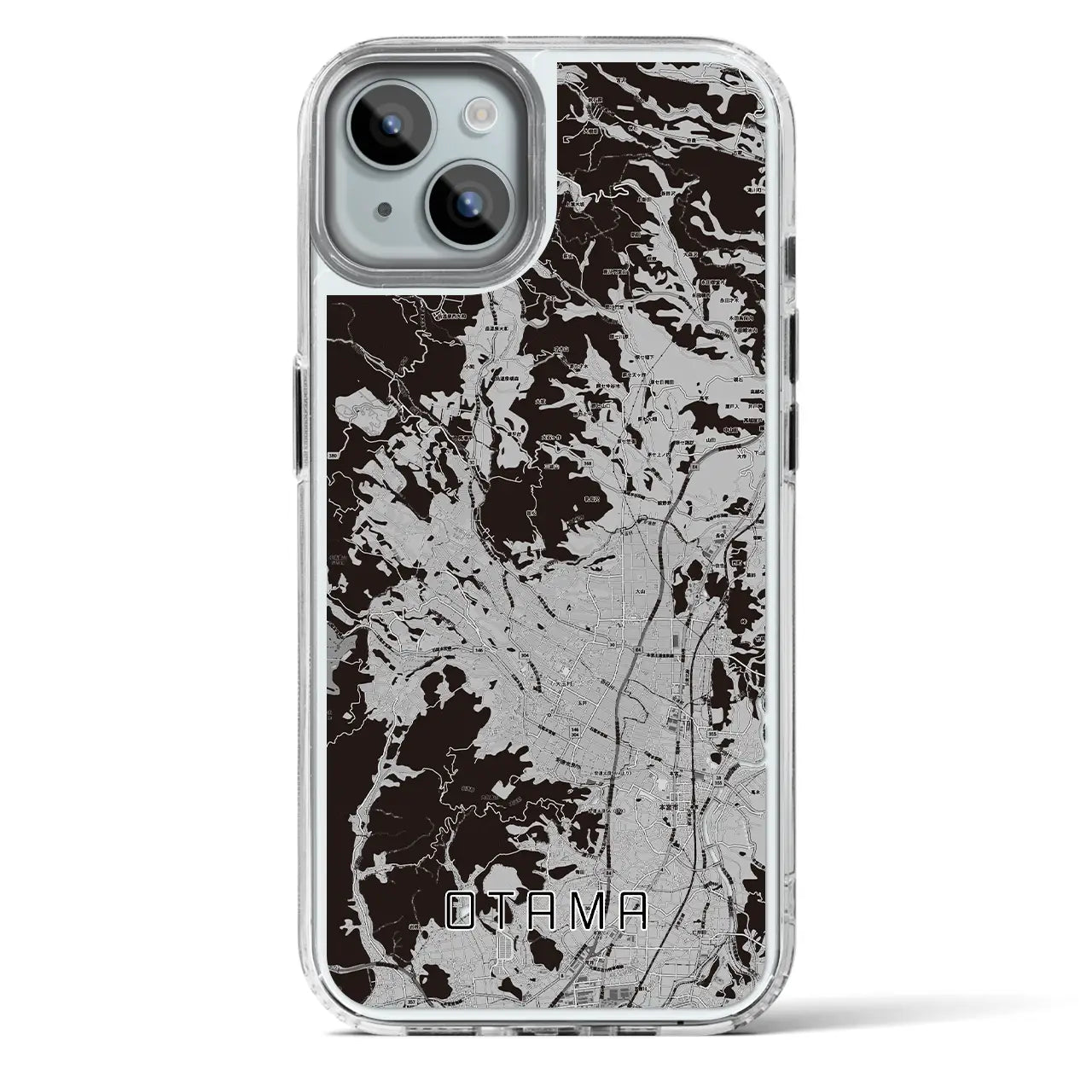 【大玉(福島県)】地図柄iPhoneケース(MagSafeタイプ)