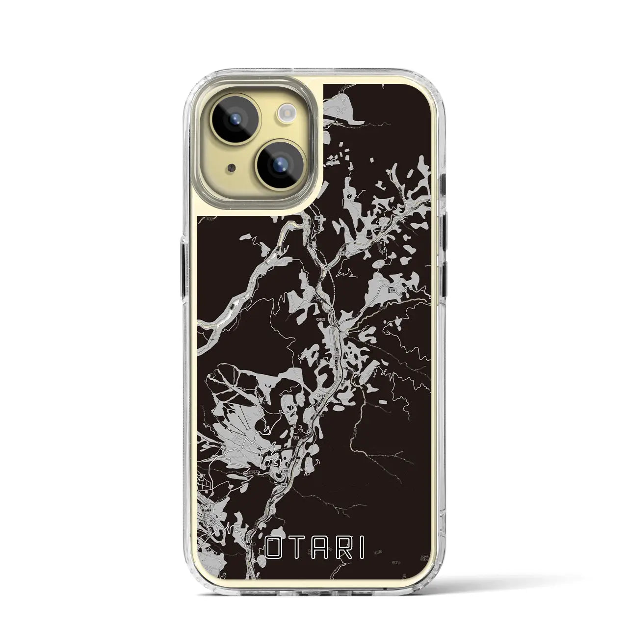 【小谷(長野県)】地図柄iPhoneケース(MagSafeタイプ)