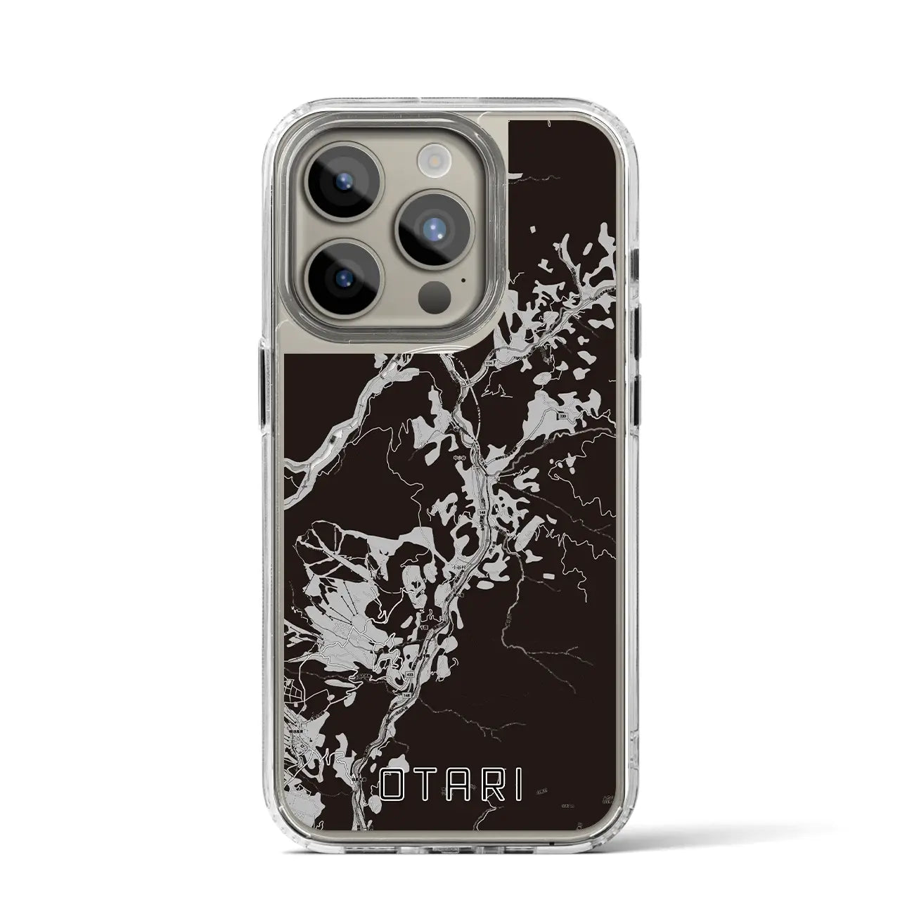 【小谷(長野県)】地図柄iPhoneケース(MagSafeタイプ)