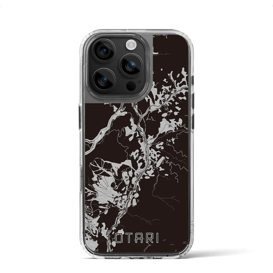 【小谷(長野県)】地図柄iPhoneケース(MagSafeタイプ)