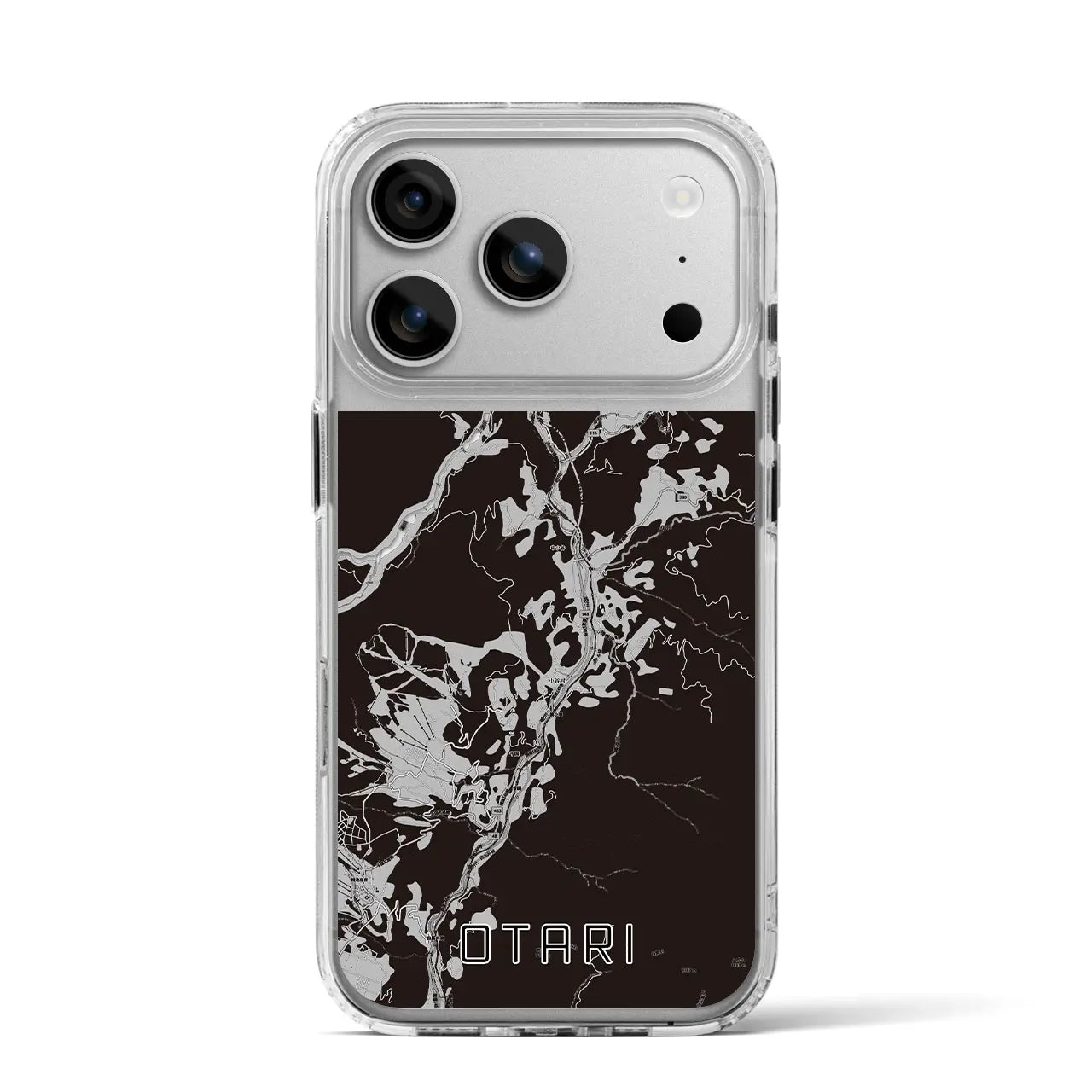 【小谷(長野県)】地図柄iPhoneケース(MagSafeタイプ)