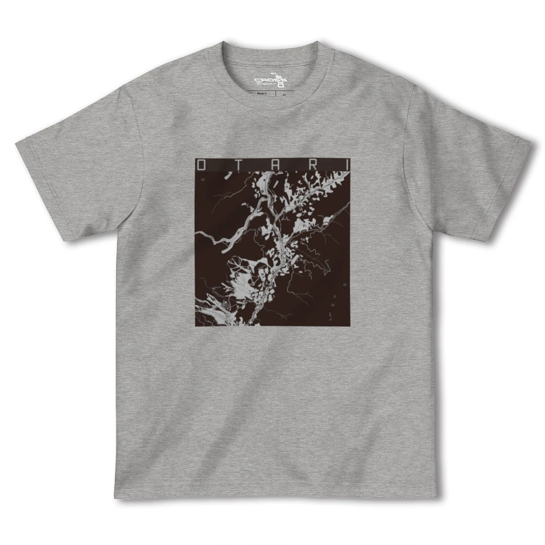 【小谷(長野県)】地図柄ヘビーウェイトTシャツ