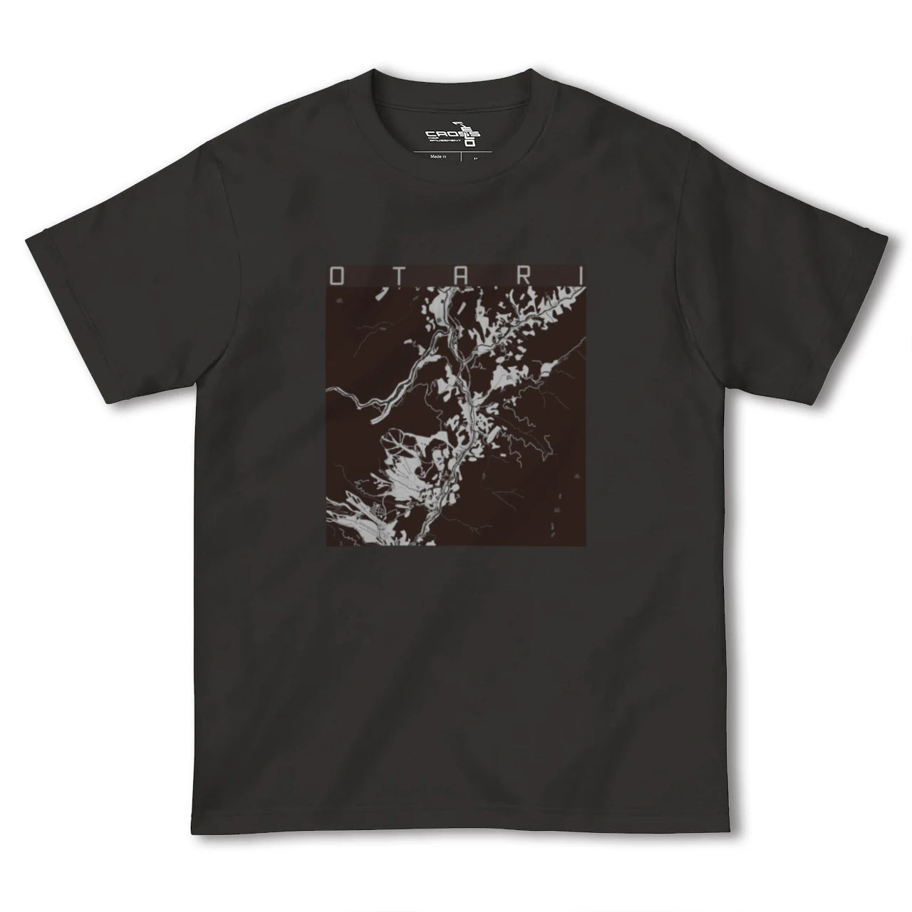 【小谷(長野県)】地図柄ヘビーウェイトTシャツ