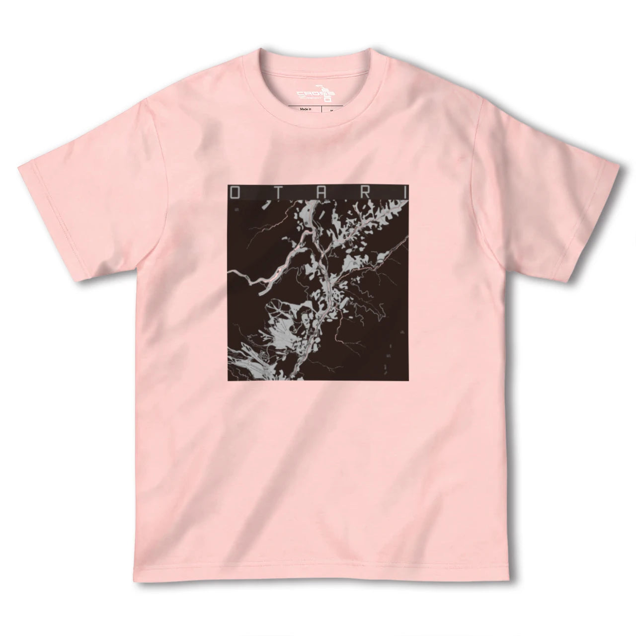 【小谷(長野県)】地図柄ヘビーウェイトTシャツ