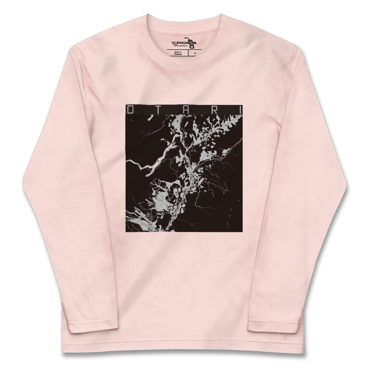 【小谷(長野県)】地図柄ロングスリーブTシャツ