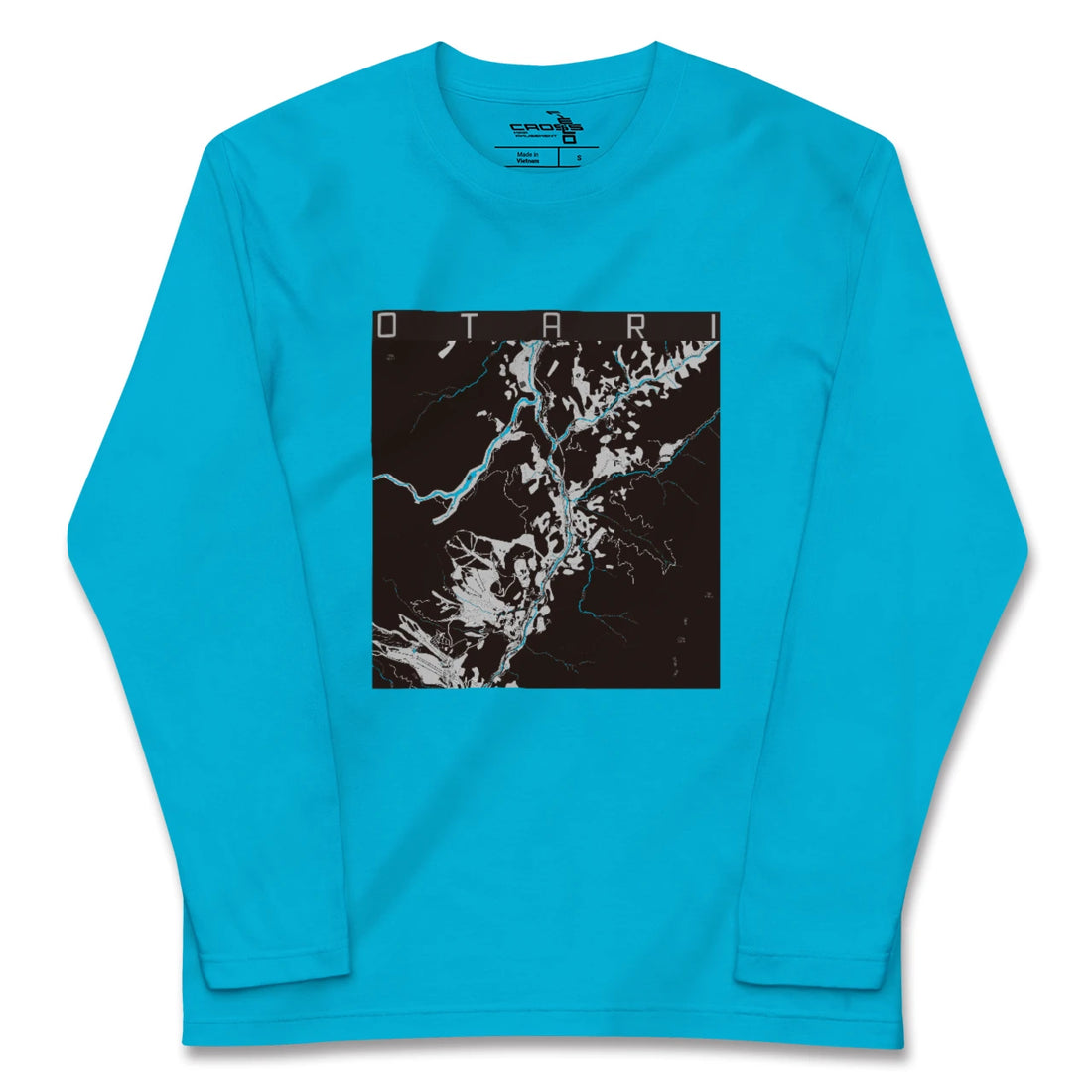 【小谷(長野県)】地図柄ロングスリーブTシャツ