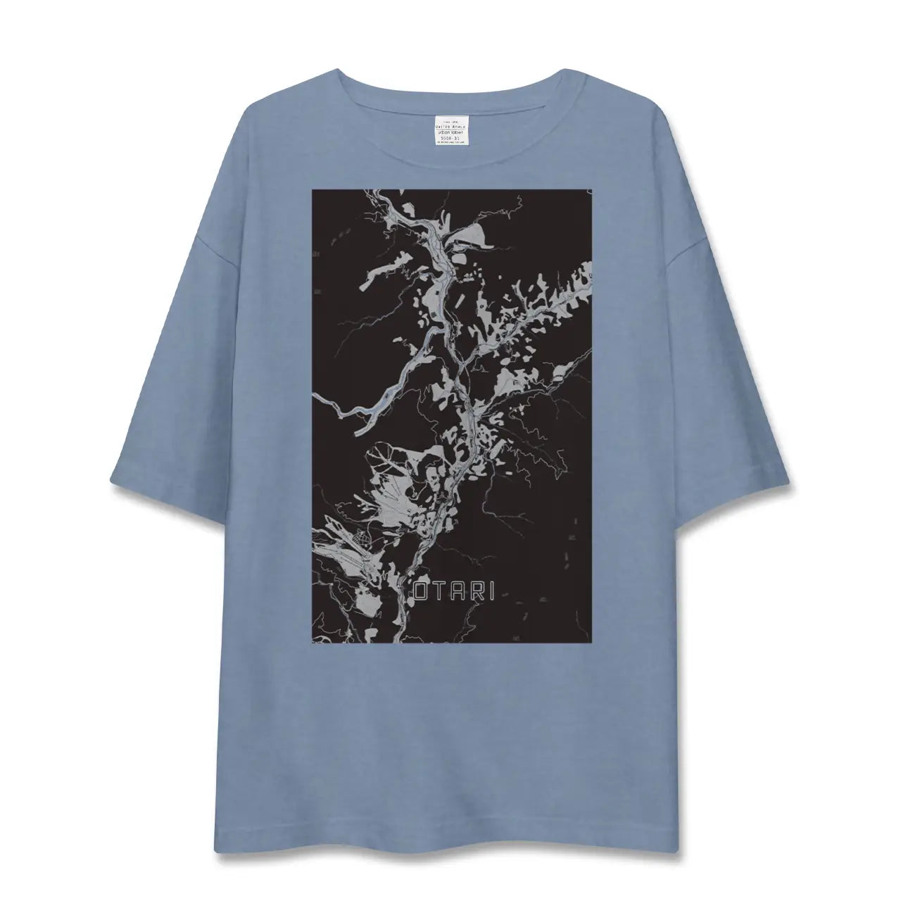 【小谷(長野県)】地図柄ビッグシルエットTシャツ