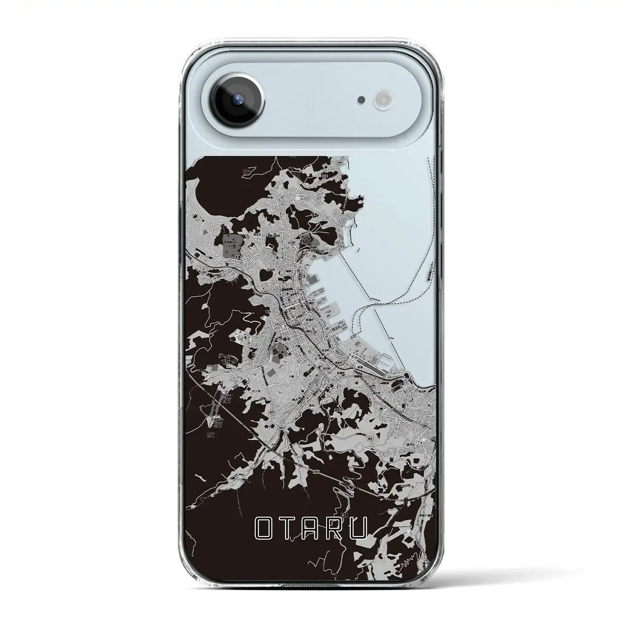 【小樽(北海道)】地図柄iPhoneケース(クリアタイプ)
