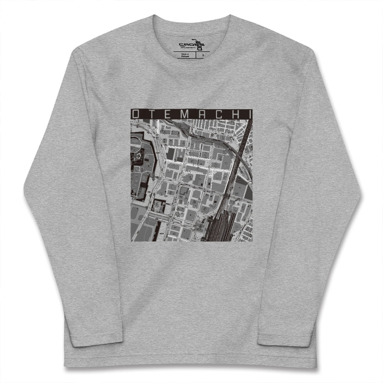 【大手町(東京都)】地図柄ロングスリーブTシャツ