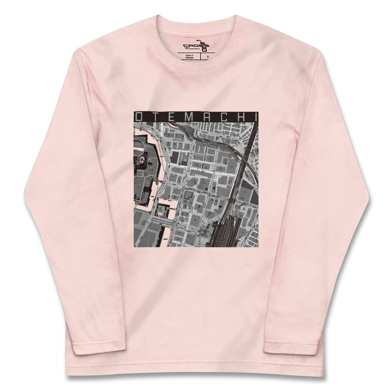 【大手町(東京都)】地図柄ロングスリーブTシャツ