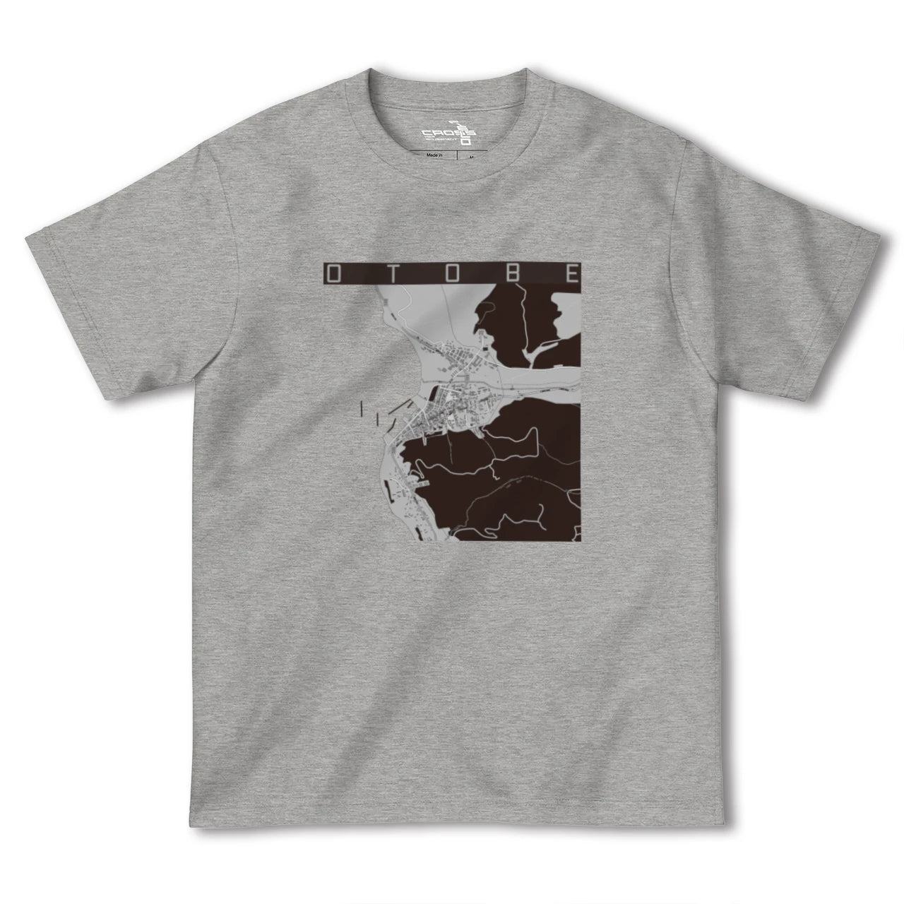 【乙部(北海道)】地図柄ヘビーウェイトTシャツ