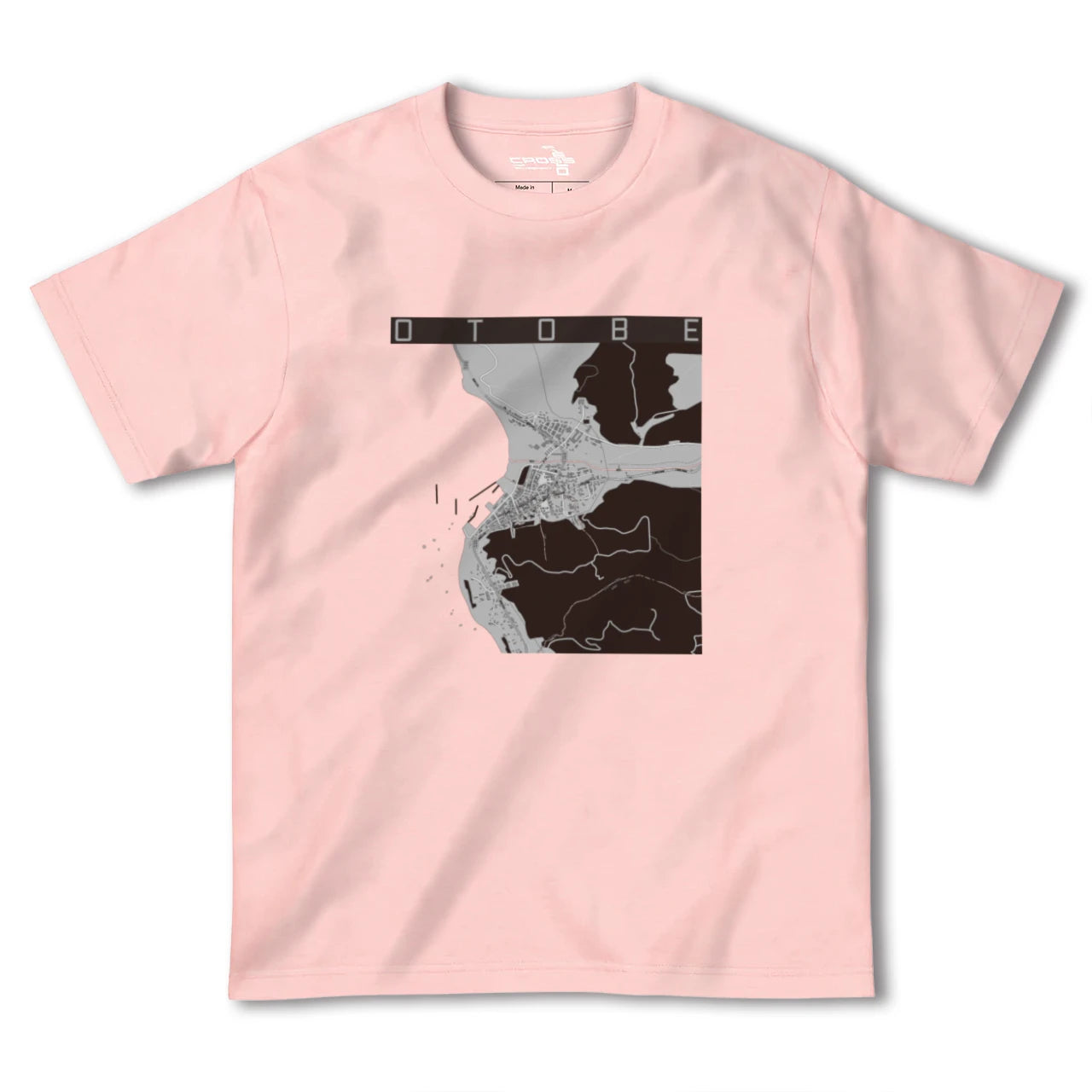 【乙部(北海道)】地図柄ヘビーウェイトTシャツ