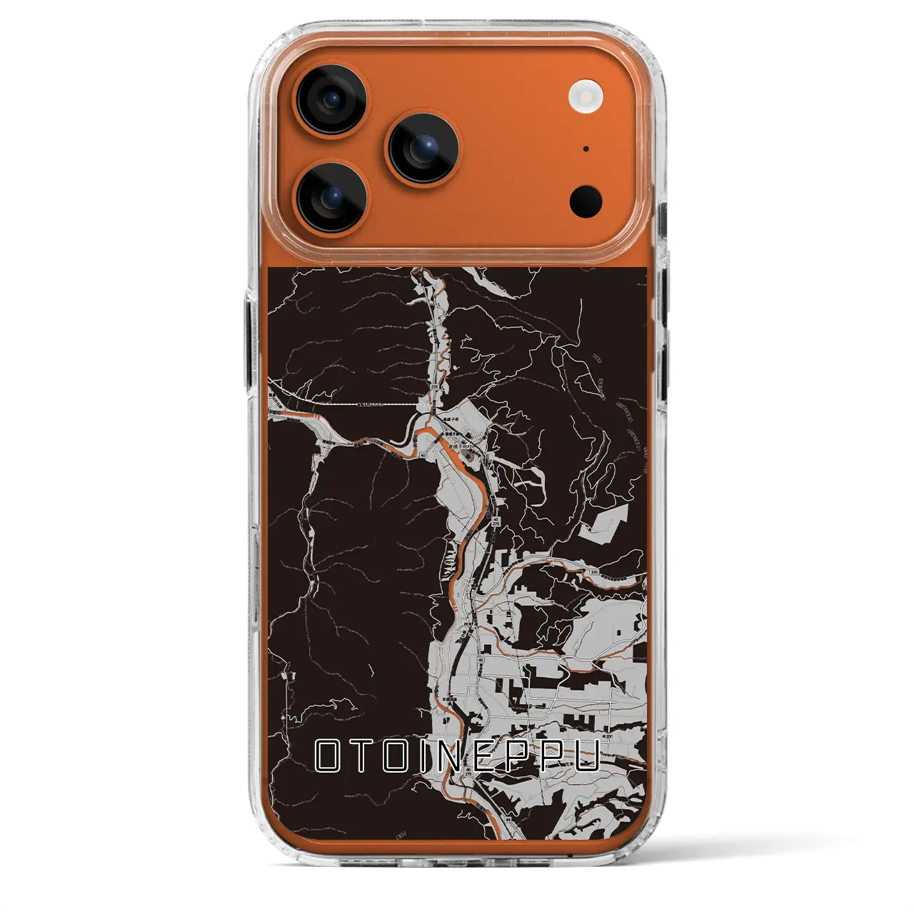 【音威子府(北海道)】地図柄iPhoneケース(MagSafeタイプ)
