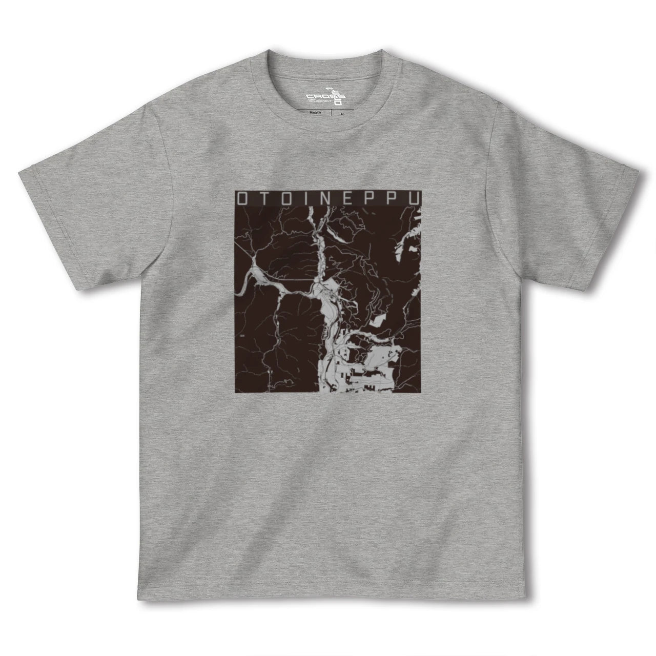 【音威子府(北海道)】地図柄ヘビーウェイトTシャツ