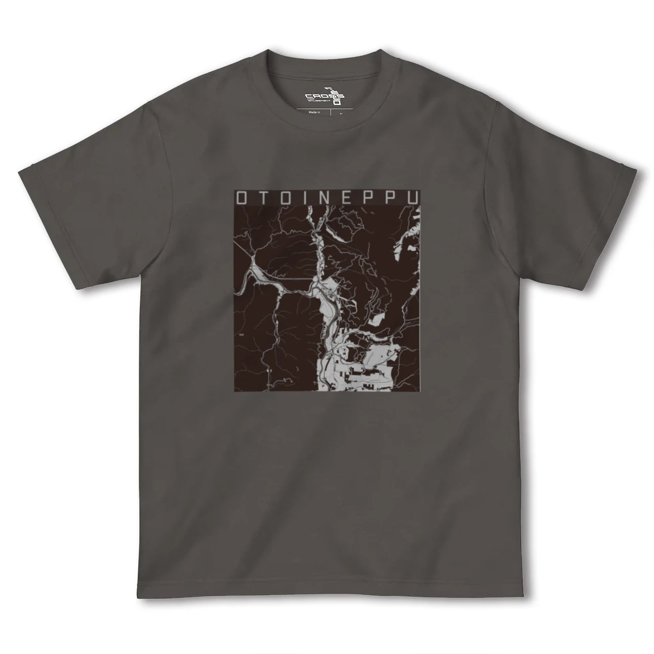 【音威子府(北海道)】地図柄ヘビーウェイトTシャツ