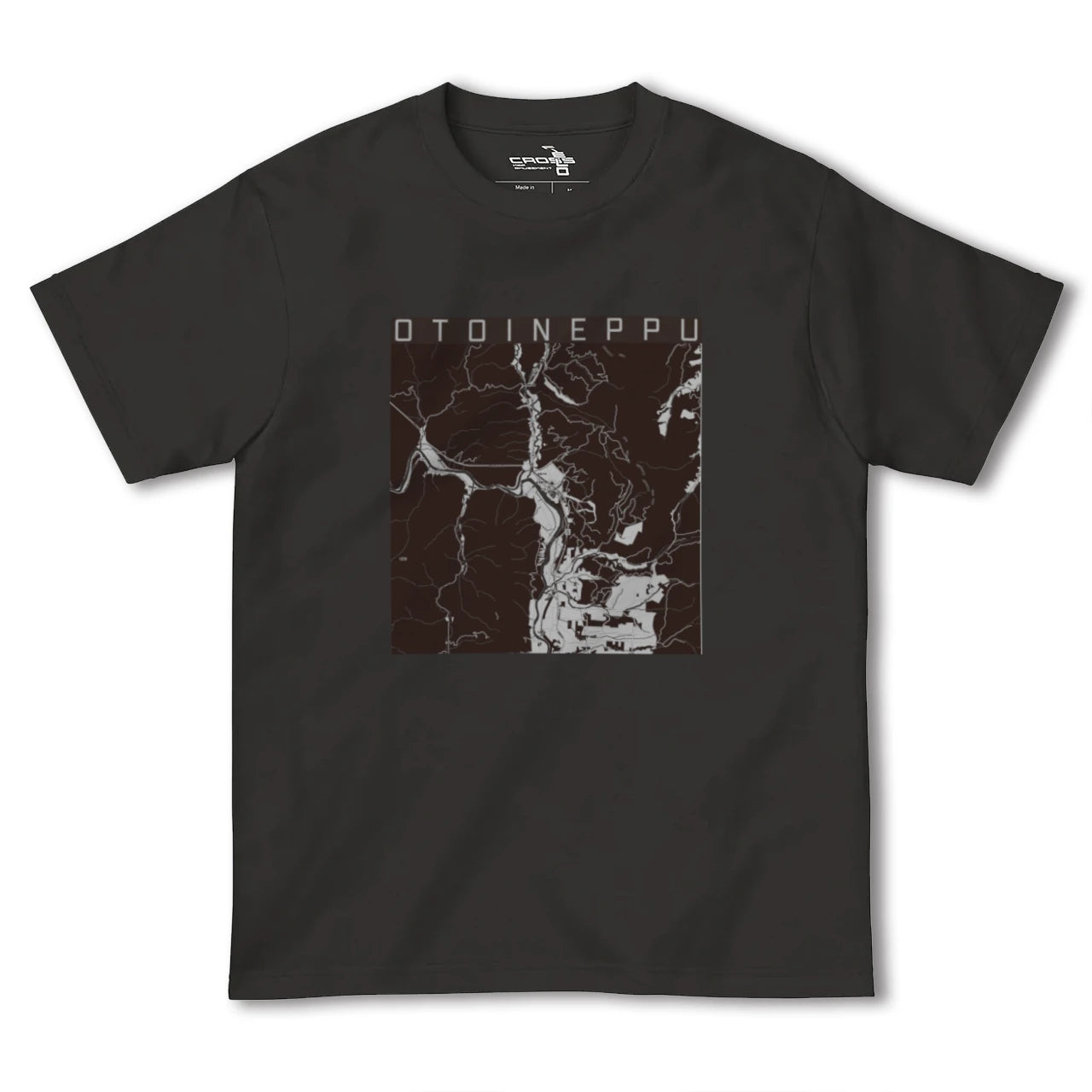 【音威子府(北海道)】地図柄ヘビーウェイトTシャツ
