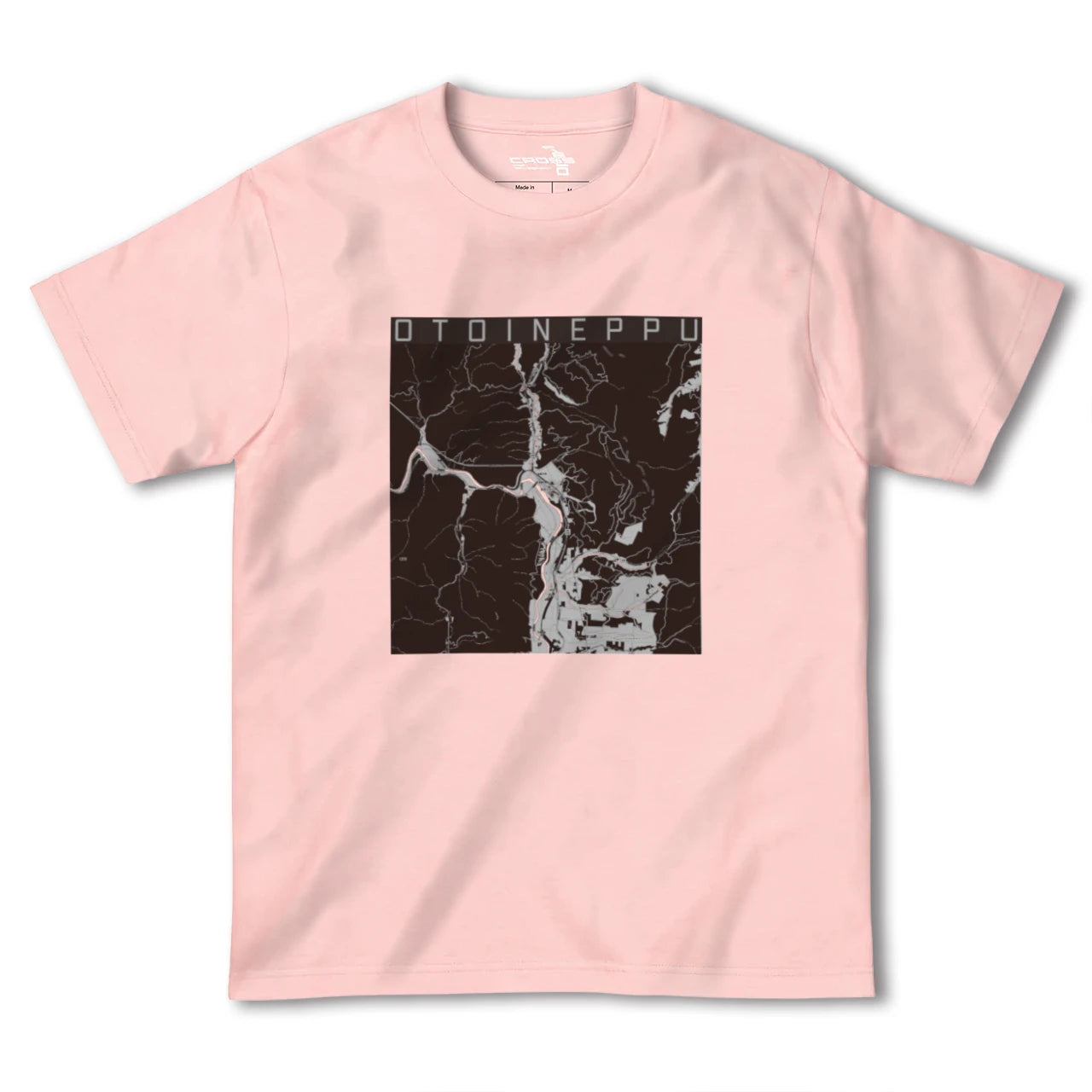 【音威子府(北海道)】地図柄ヘビーウェイトTシャツ