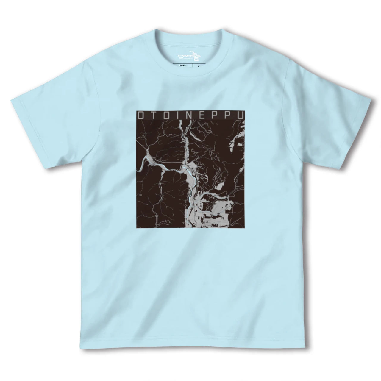 【音威子府(北海道)】地図柄ヘビーウェイトTシャツ
